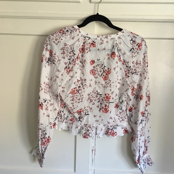 PB Blue Life lillia top in ivory floral NWT size S - Picture 13 of 13